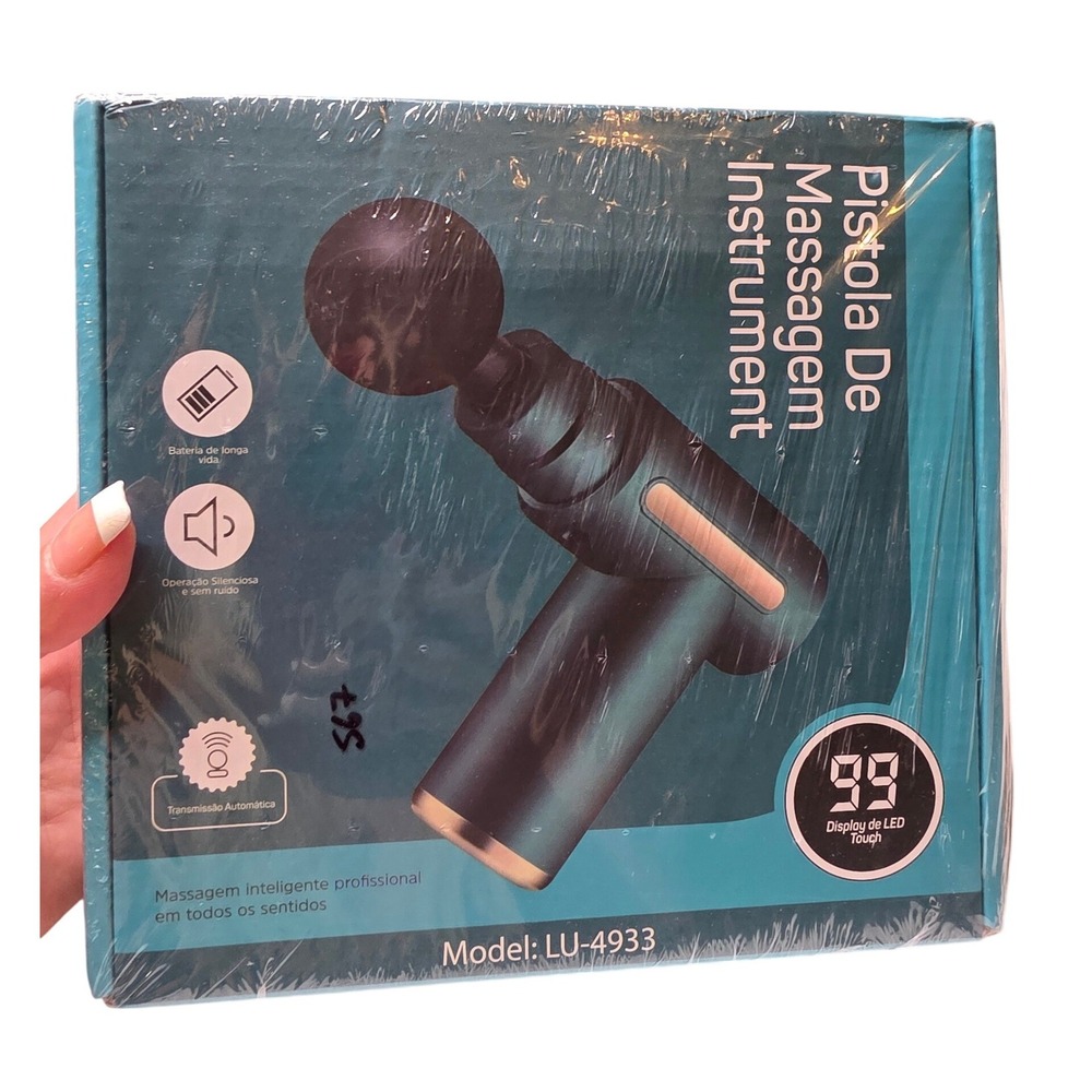 Pistola De Massagem‎ Instrument LU-4933 Percussion Massage Gun 99 Speeds USB-C